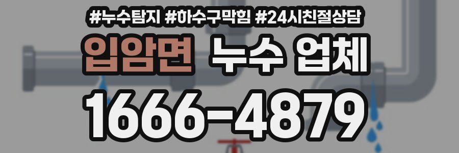 입암면 누수 업체