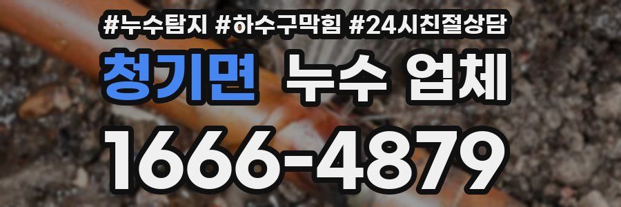 청기면 누수 업체
