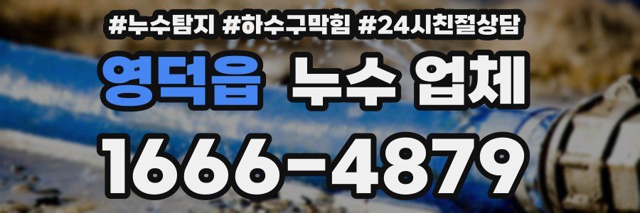 영덕읍 누수 업체