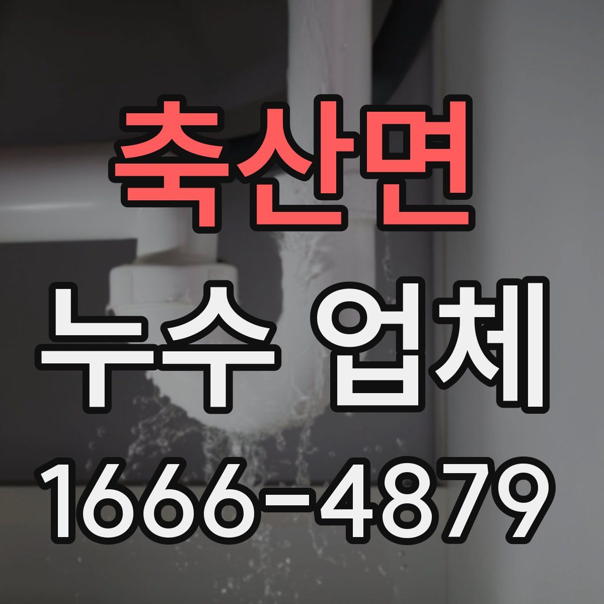 축산면 누수 업체