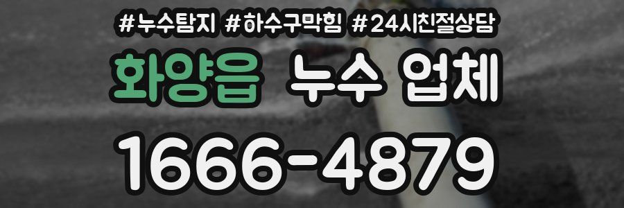 화양읍 누수 업체