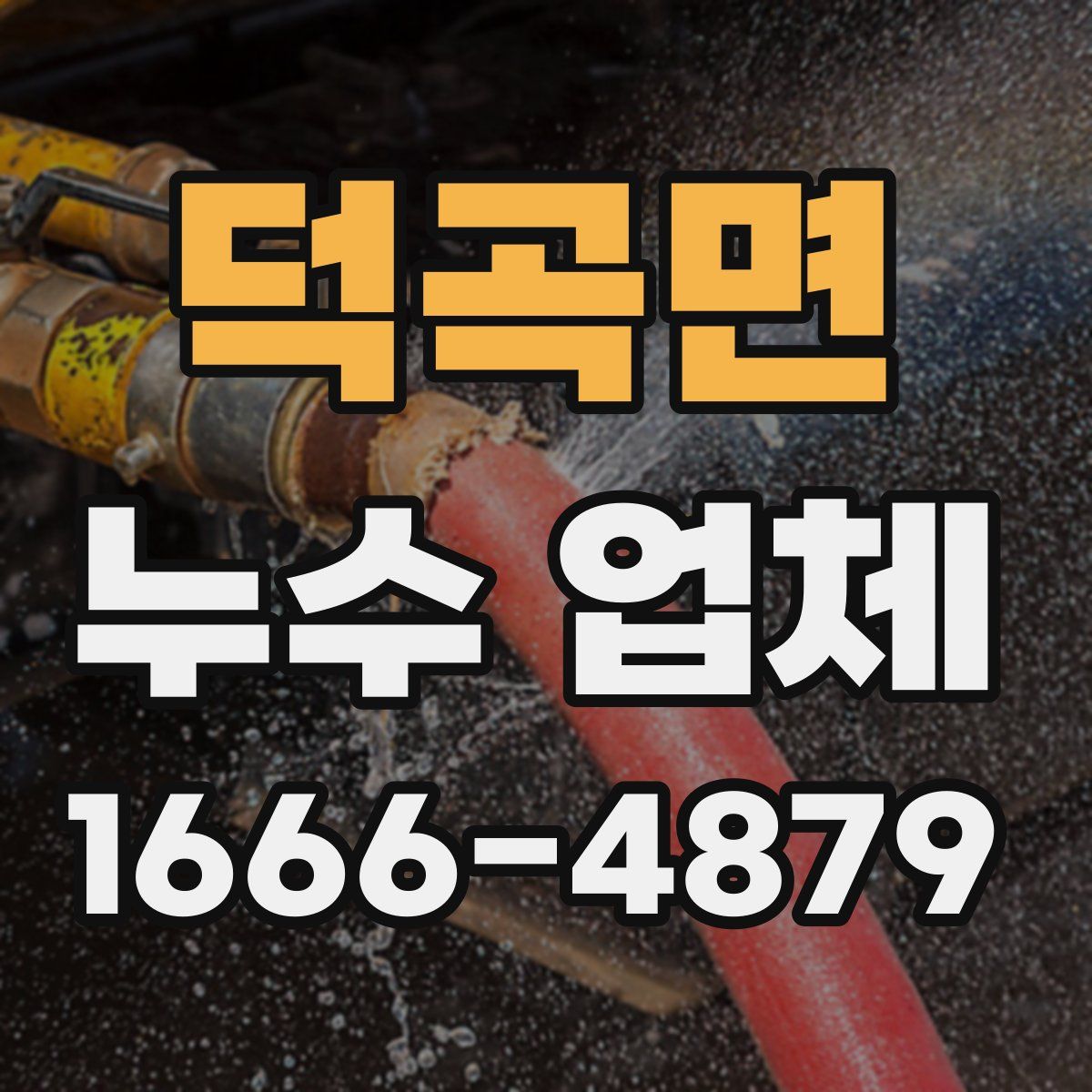 덕곡면 누수 업체