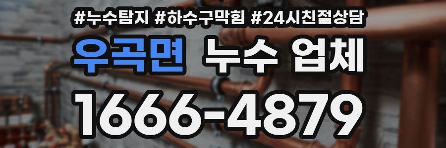 우곡면 누수 업체
