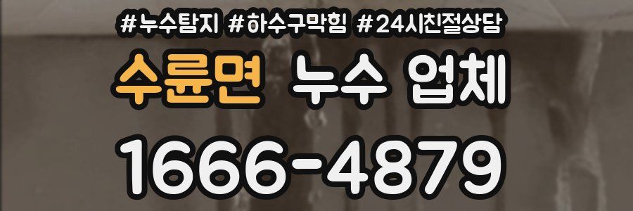 수륜면 누수 업체