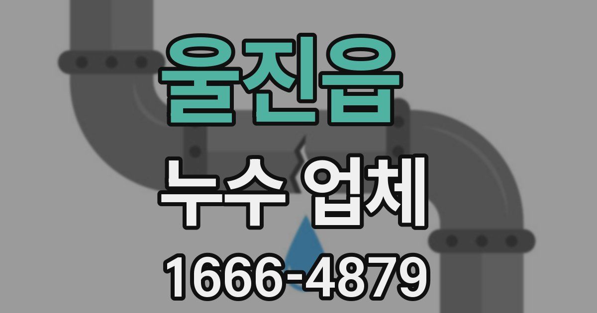 울진읍 누수 업체
