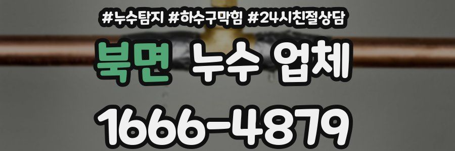 북면 누수 업체