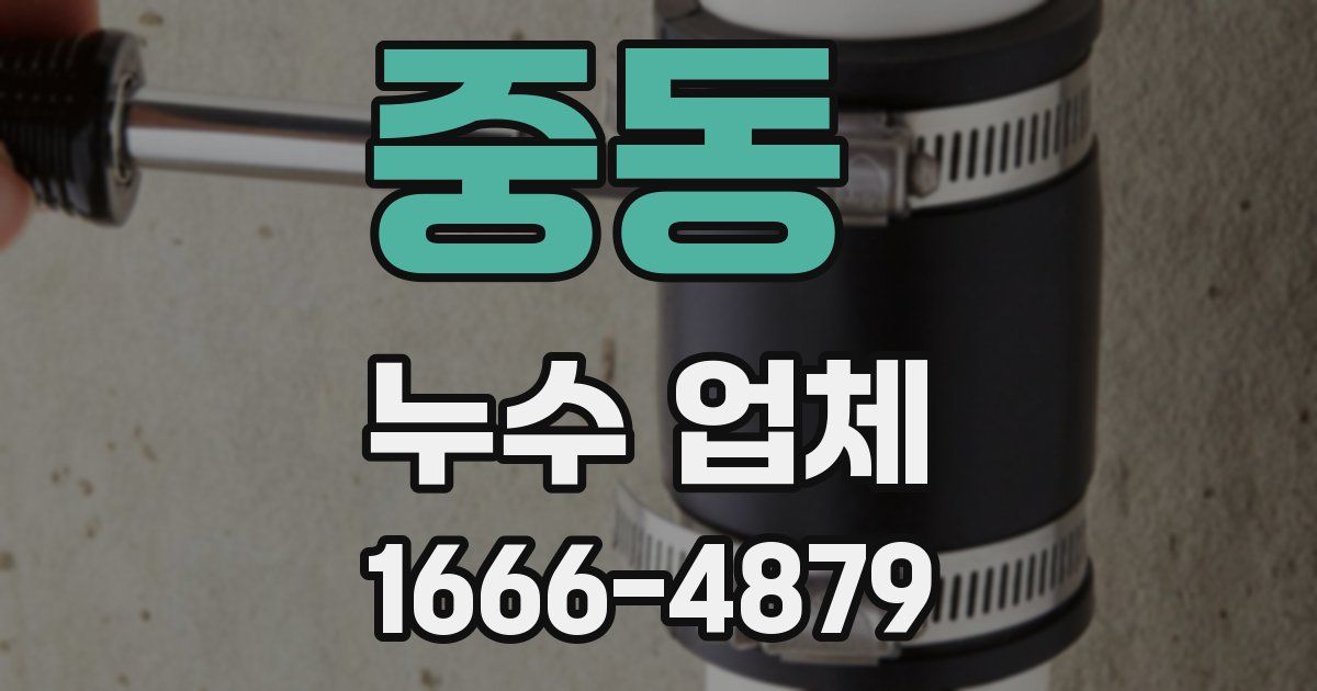 중동 누수 업체