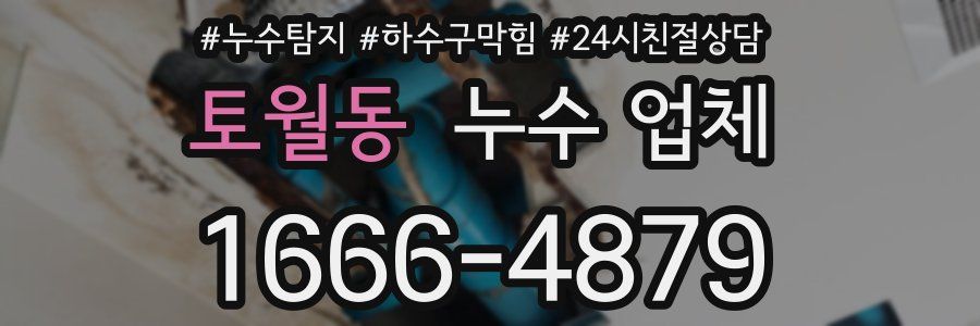 토월동 누수 업체