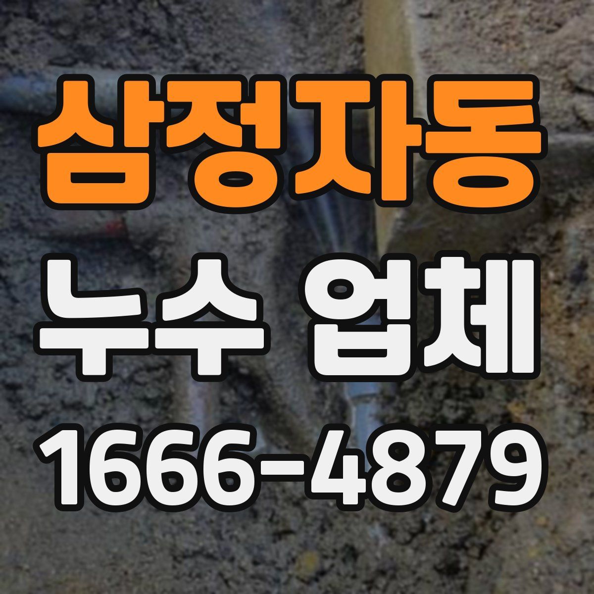 삼정자동 누수 업체