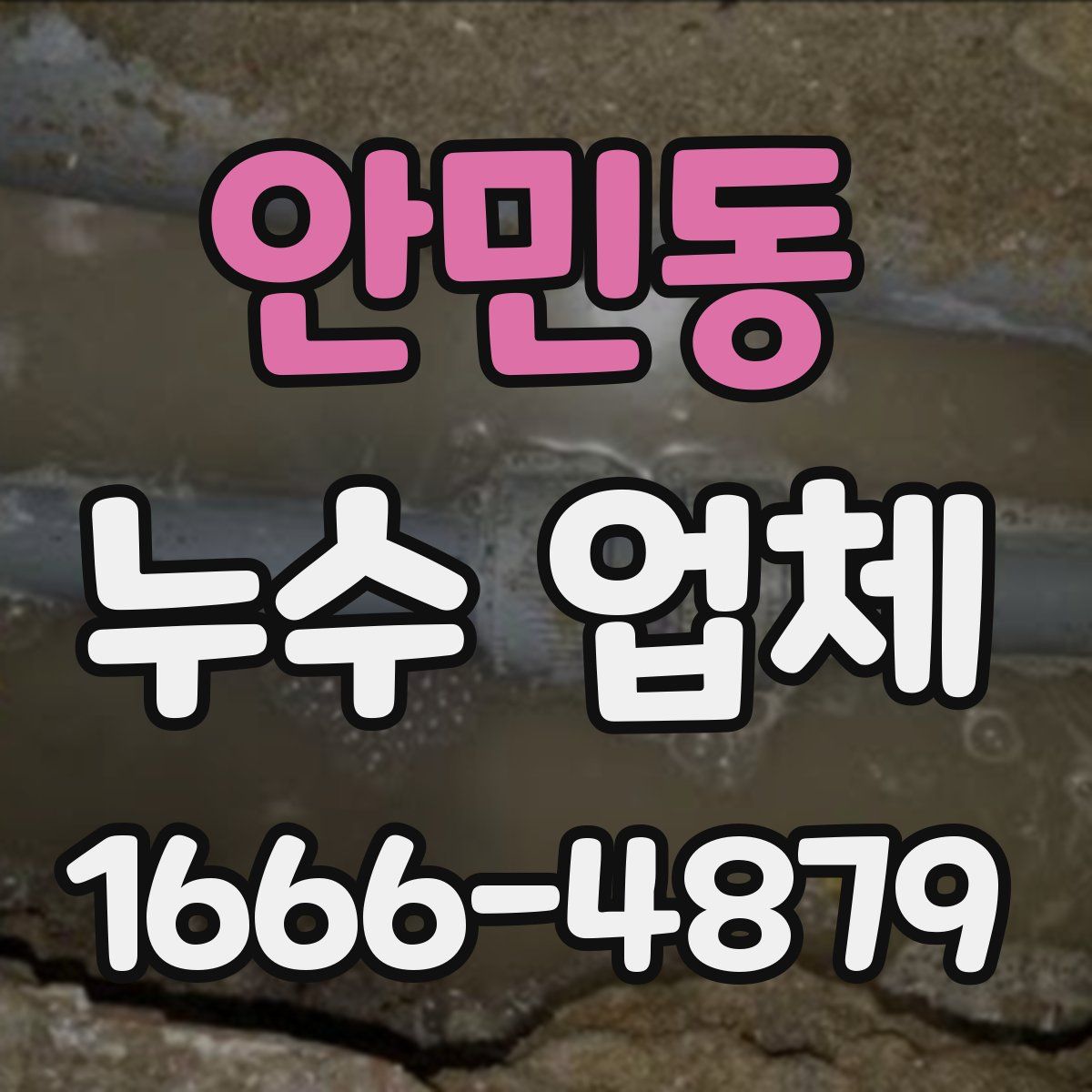 안민동 누수 업체