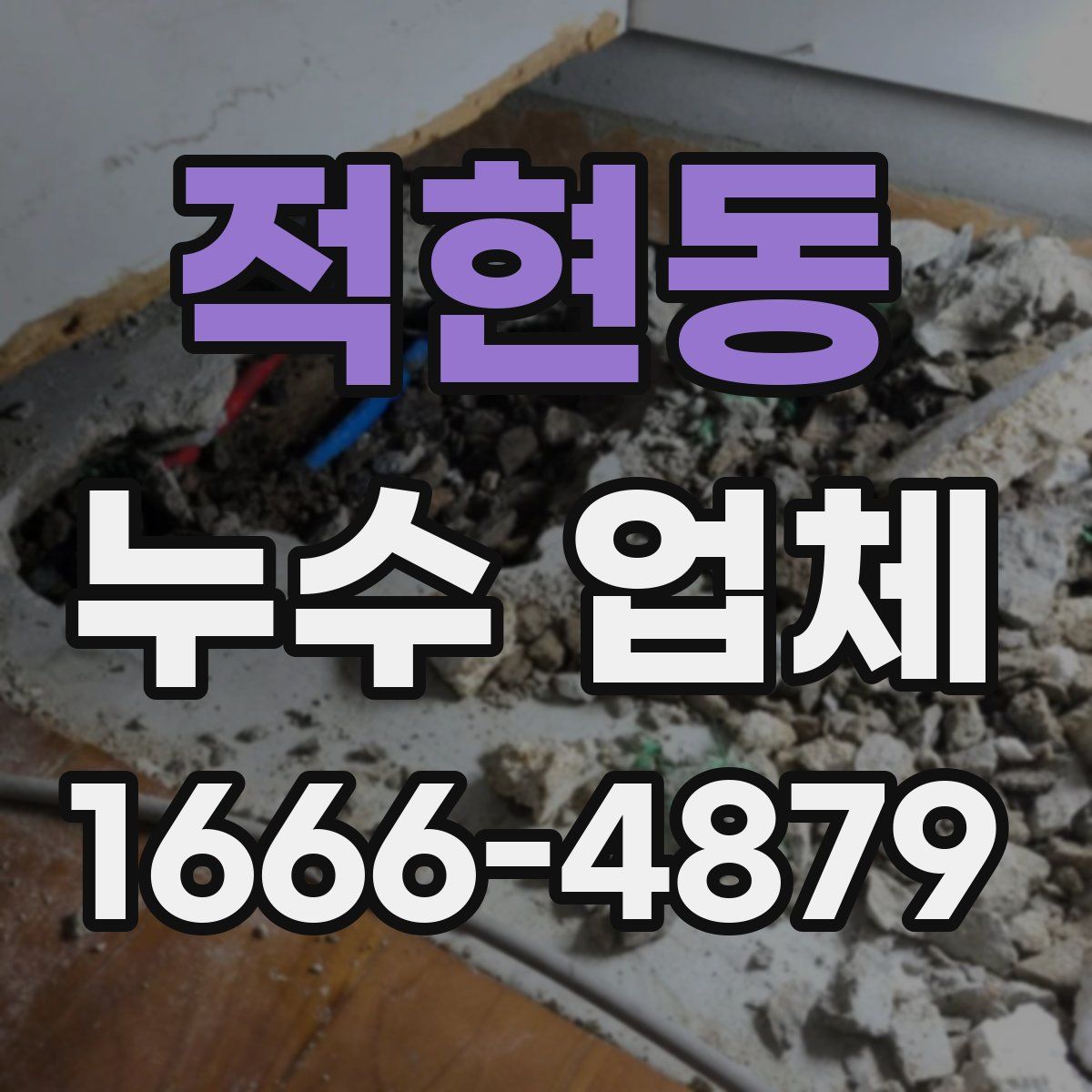 적현동 누수 업체
