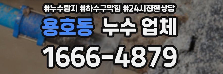 용호동 누수 업체