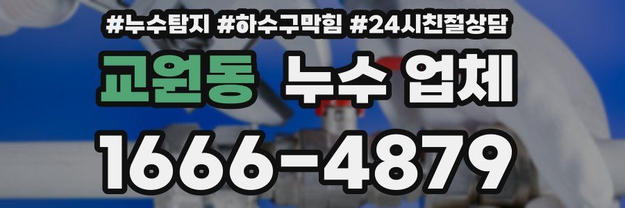 교원동 누수 업체