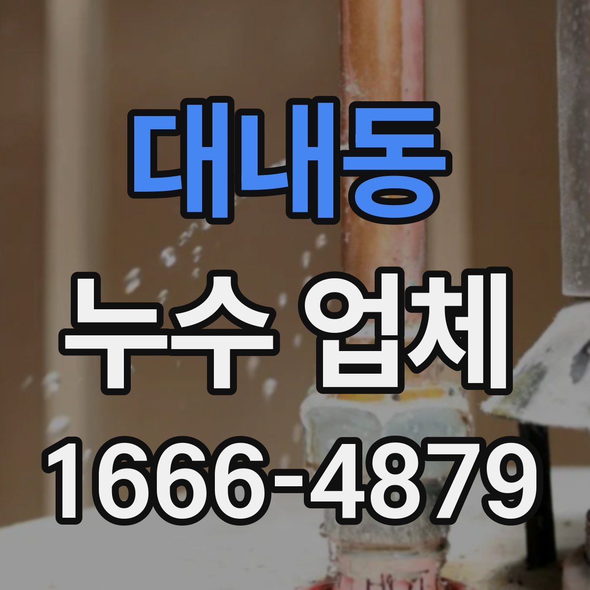 대내동 누수 업체