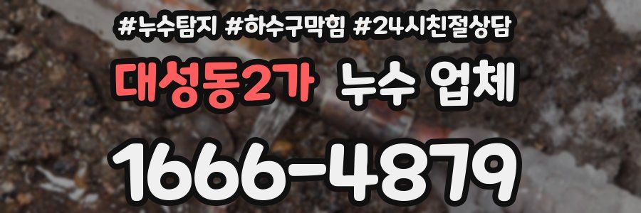 대성동2가 누수 업체