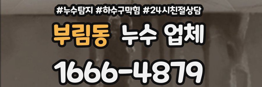 부림동 누수 업체