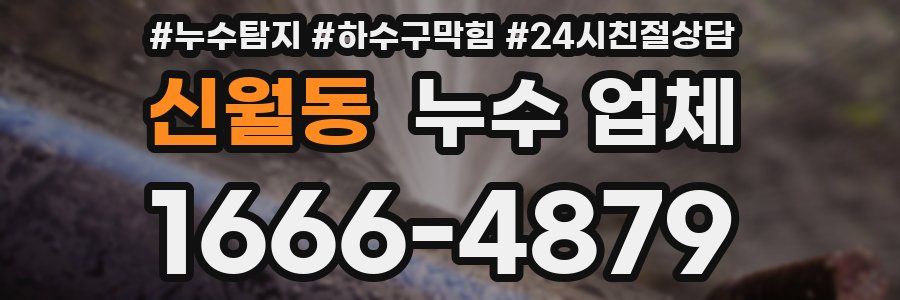 신월동 누수 업체