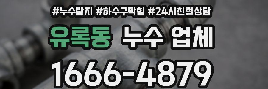 유록동 누수 업체