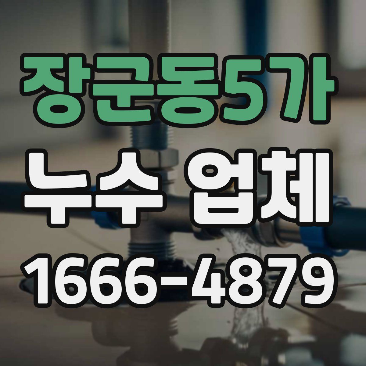 장군동5가 누수 업체