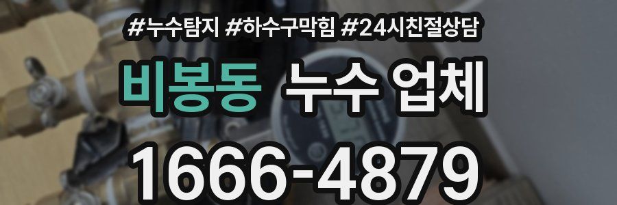 비봉동 누수 업체