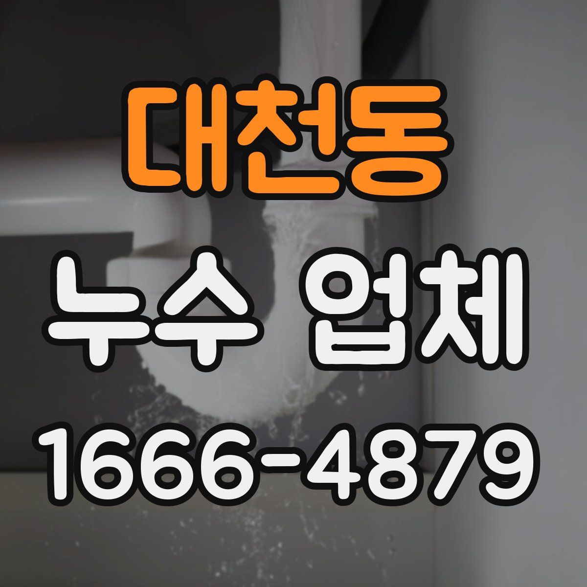 대천동 누수 업체