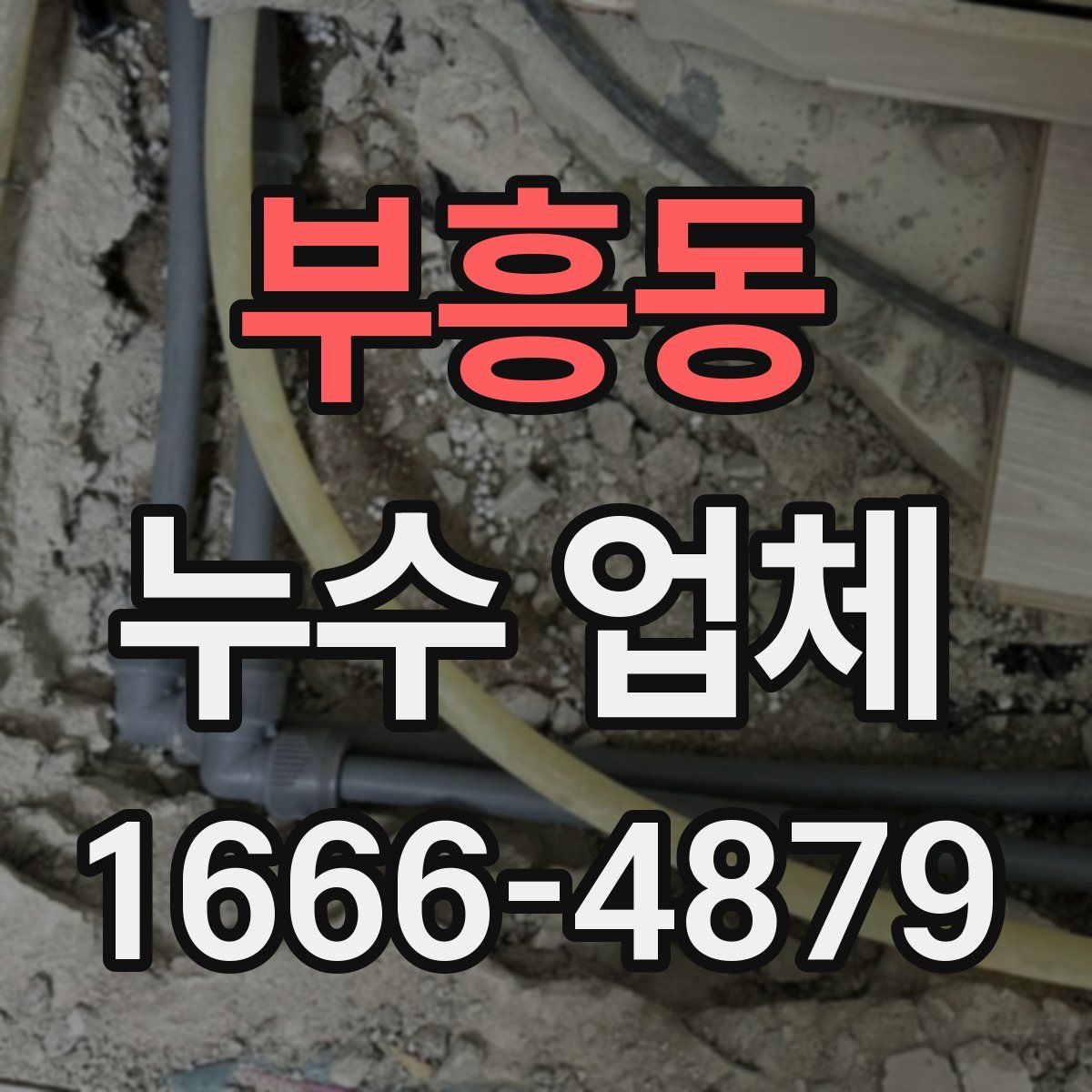 부흥동 누수 업체
