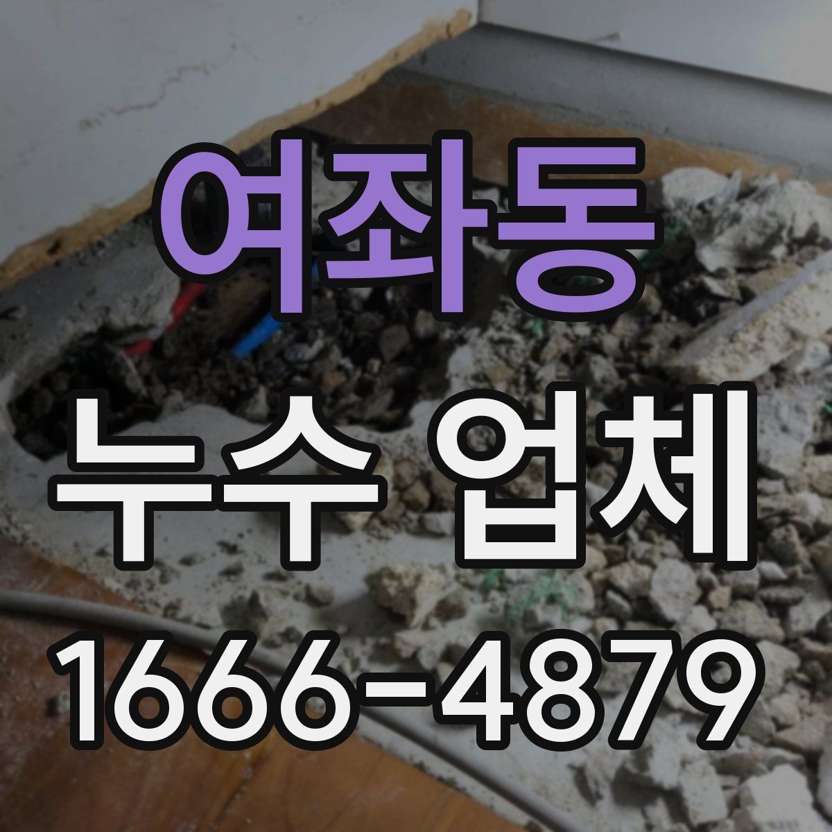 여좌동 누수 업체