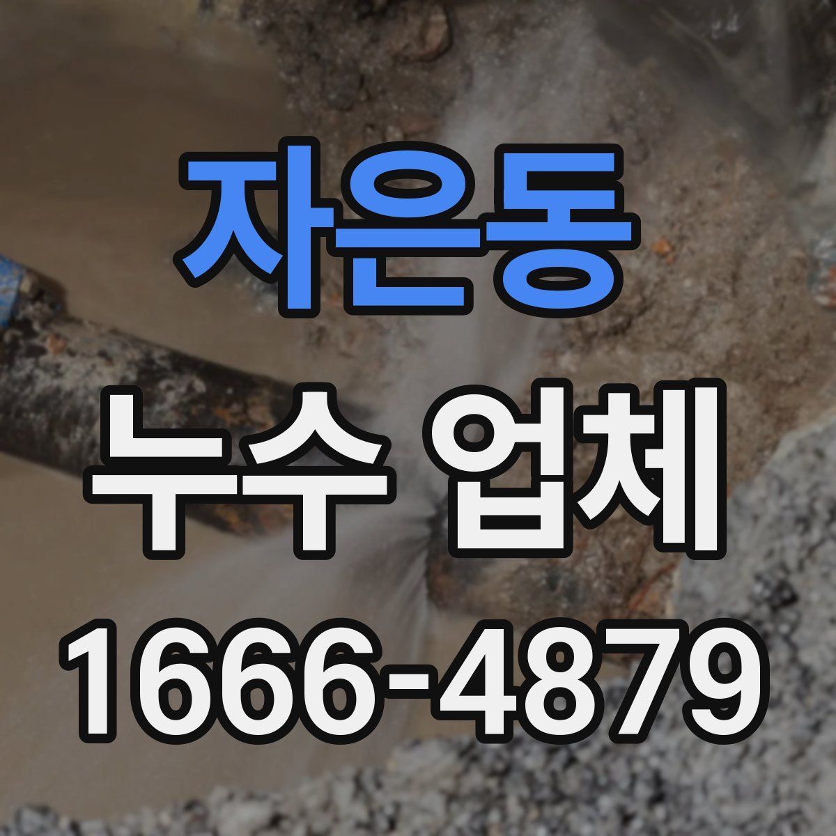 자은동 누수 업체