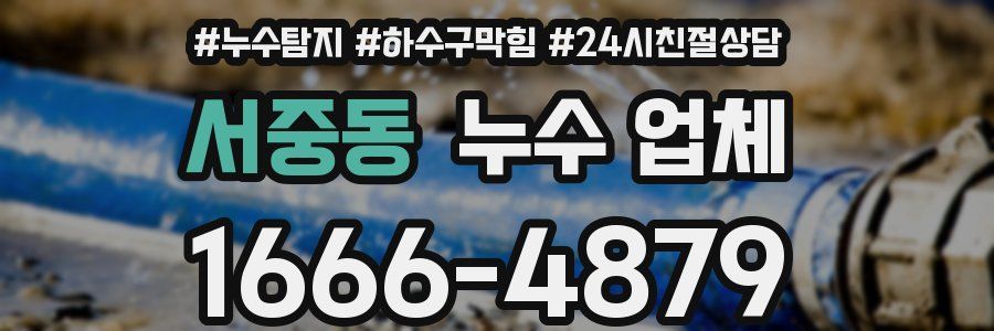 서중동 누수 업체