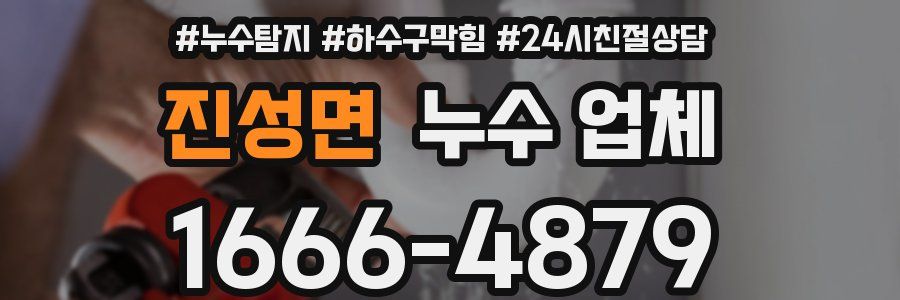 진성면 누수 업체