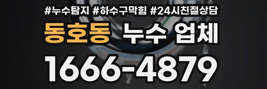 동호동 누수 업체
