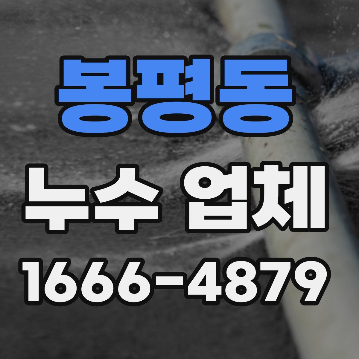 봉평동 누수 업체