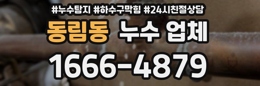 동림동 누수 업체
