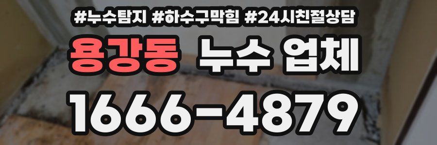 용강동 누수 업체