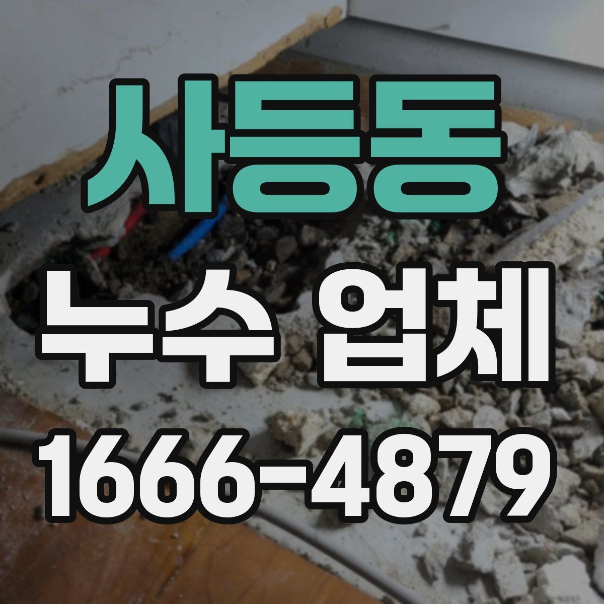 사등동 누수 업체
