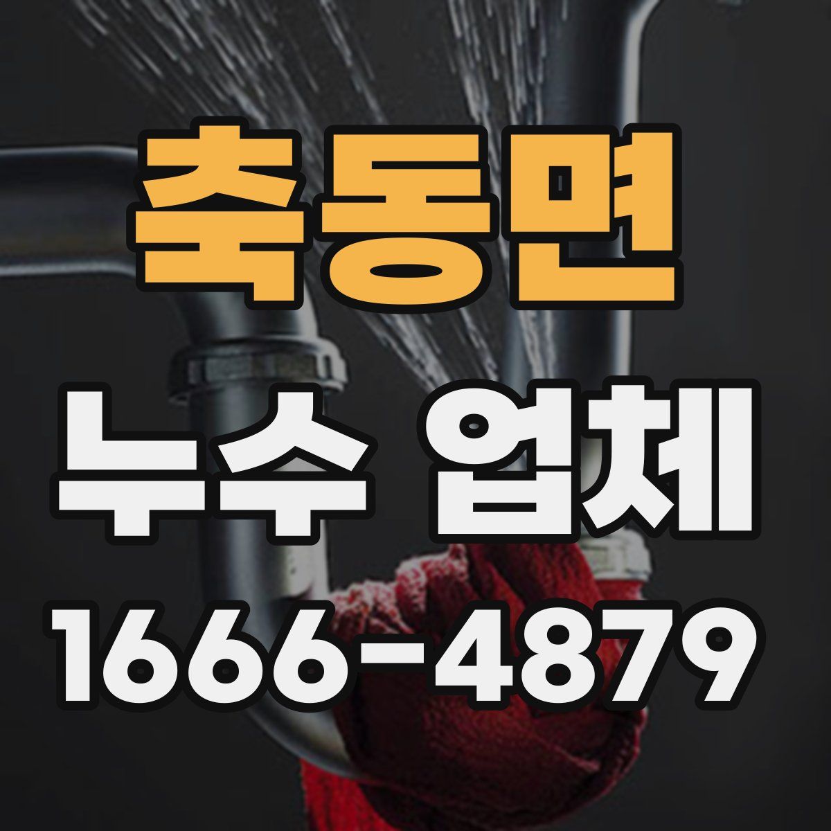 축동면 누수 업체