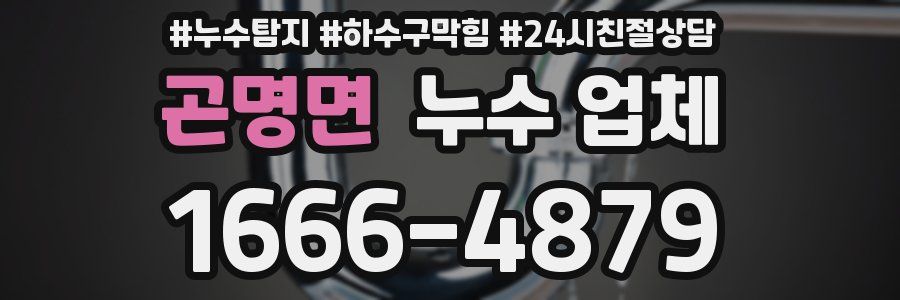 곤명면 누수 업체