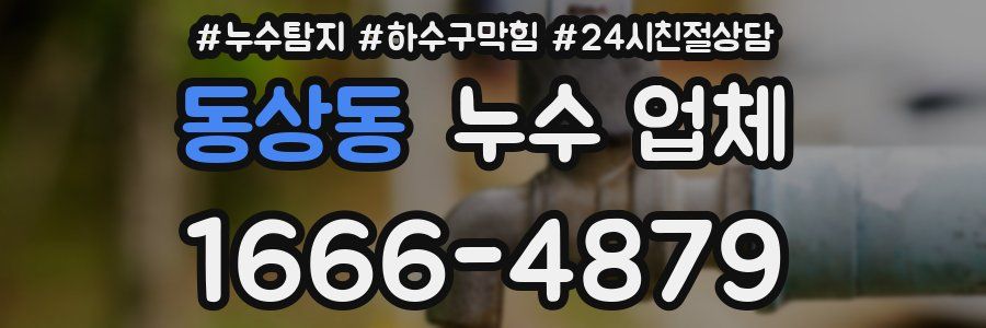동상동 누수 업체