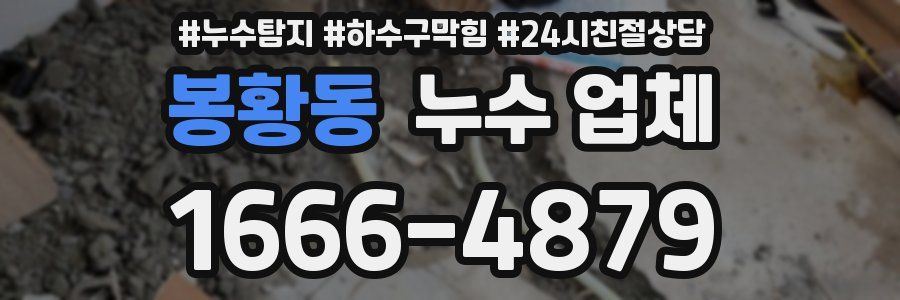 봉황동 누수 업체