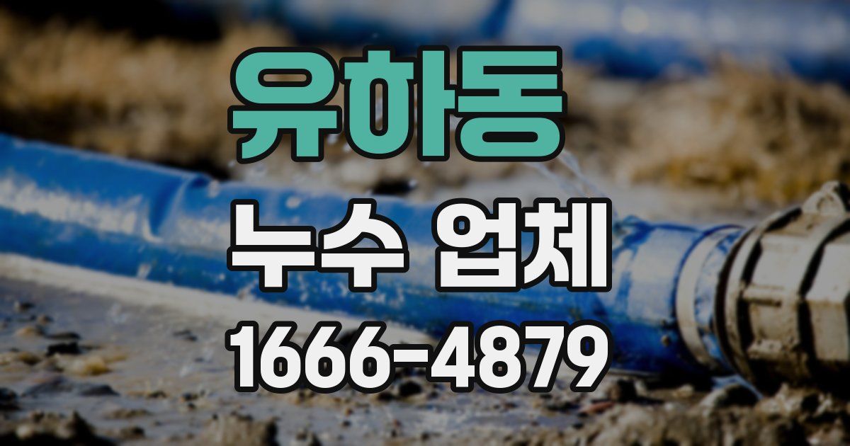 유하동 누수 업체