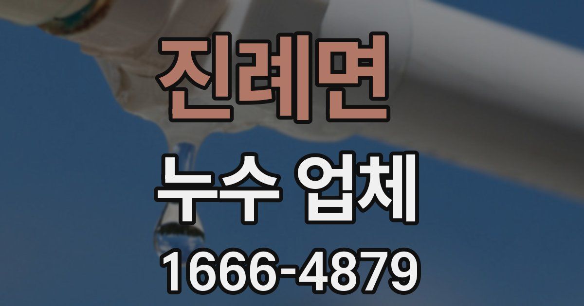 진례면 누수 업체