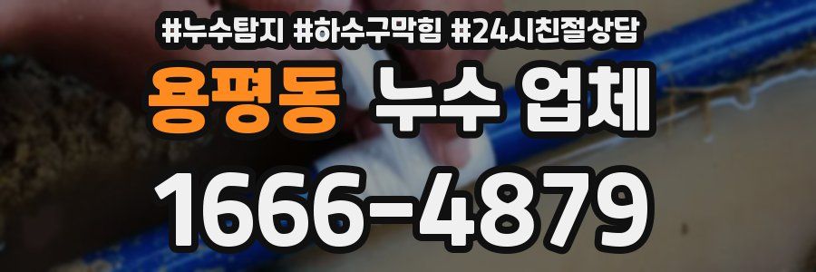 용평동 누수 업체