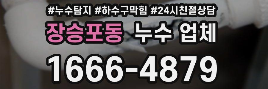 장승포동 누수 업체