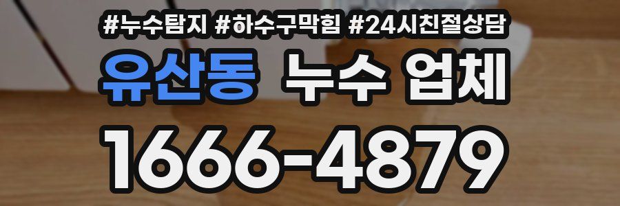 유산동 누수 업체