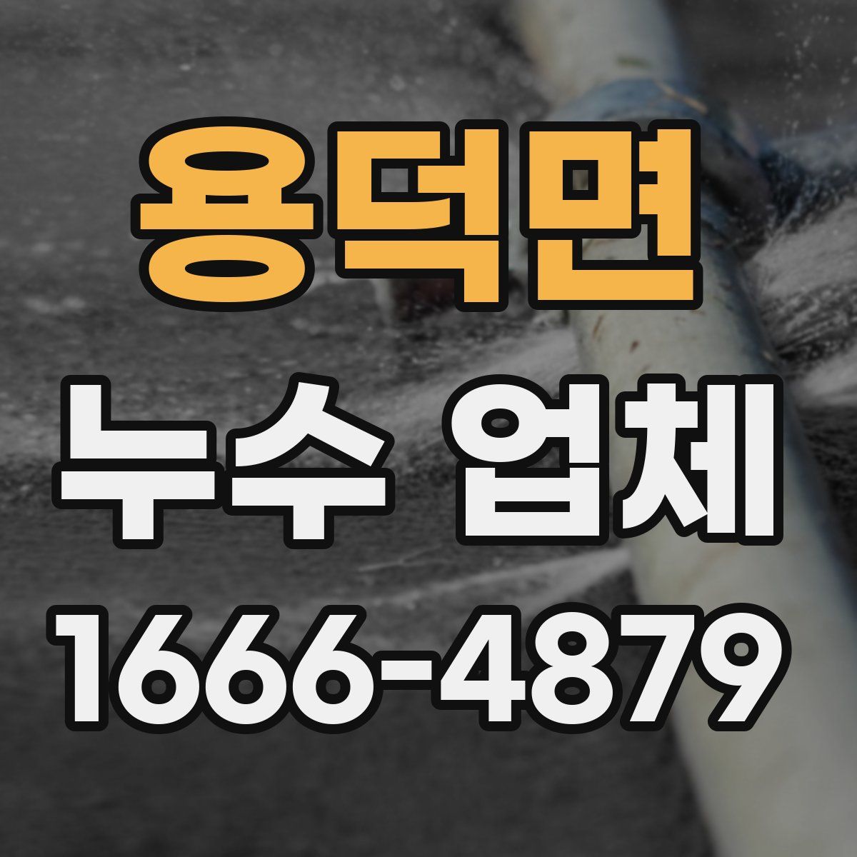 용덕면 누수 업체