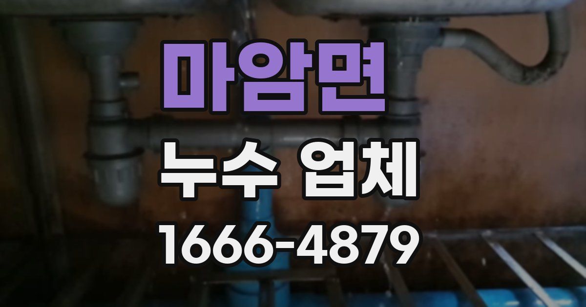 마암면 누수 업체