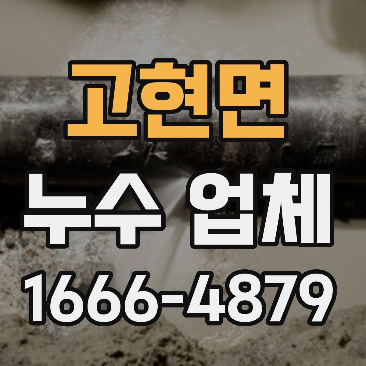 고현면 누수 업체