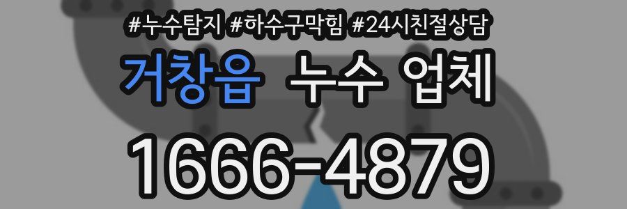 거창읍 누수 업체