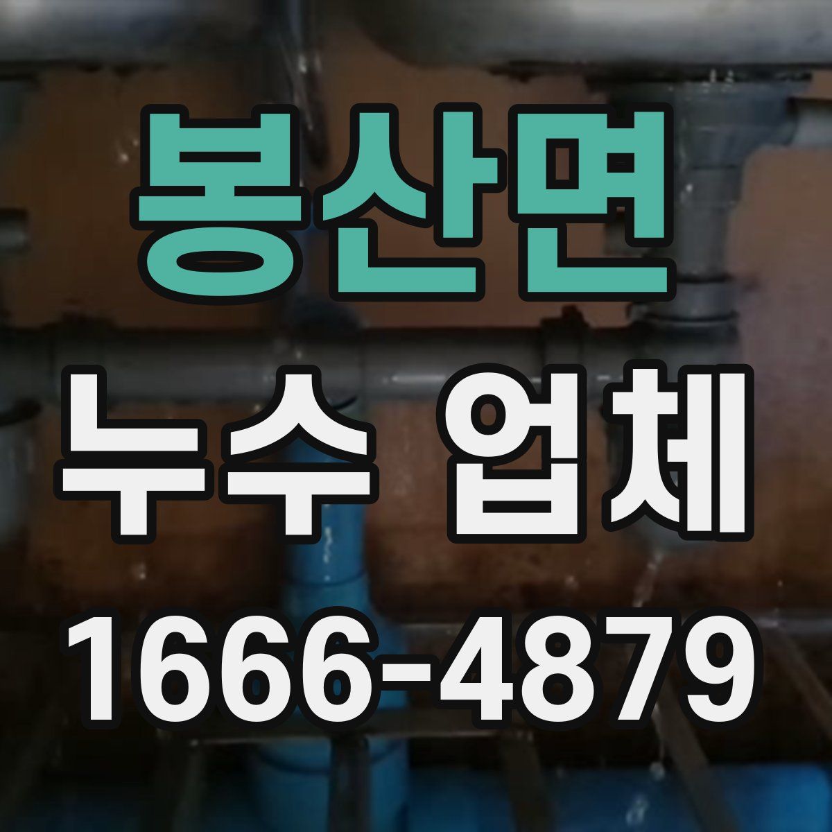 봉산면 누수 업체