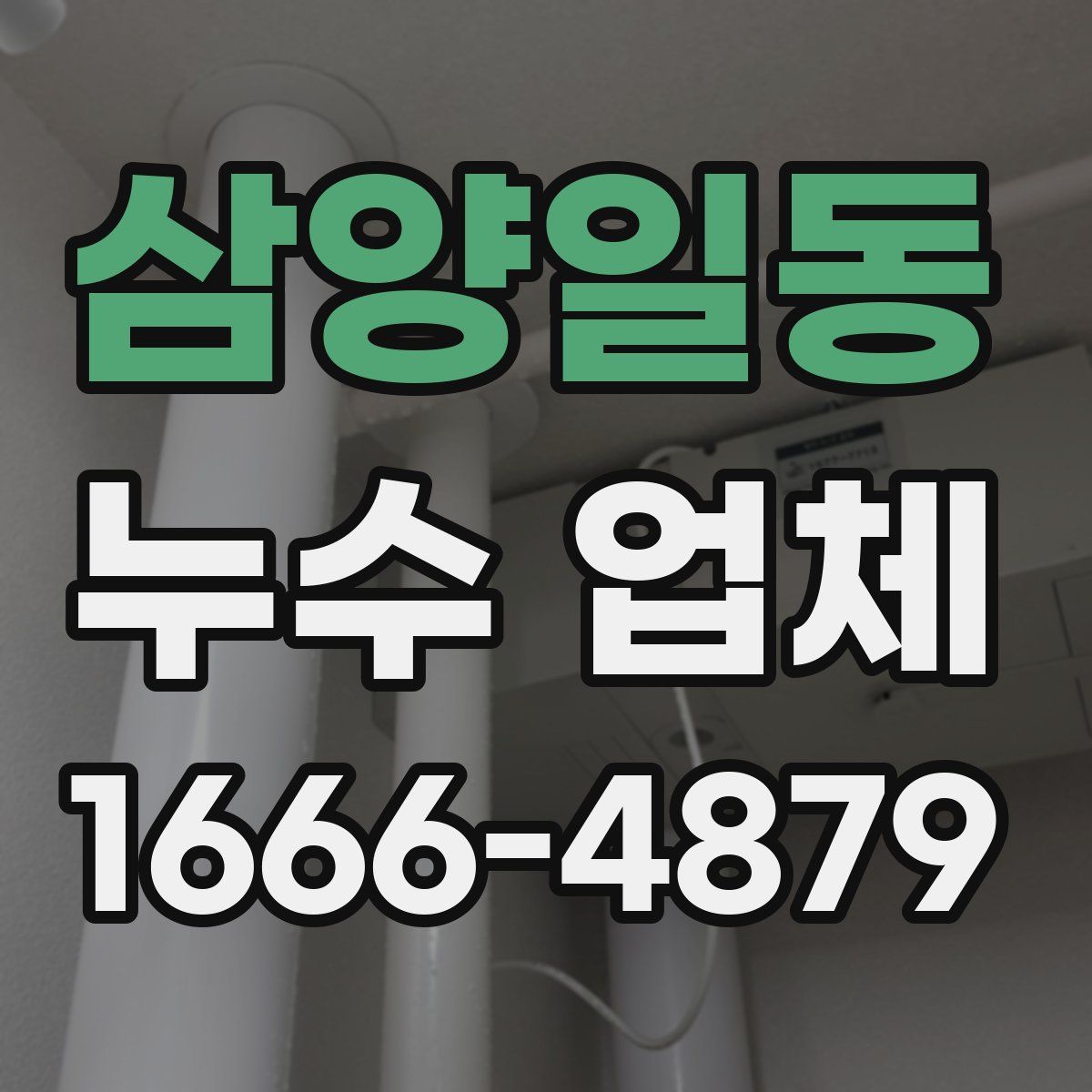 삼양일동 누수 업체